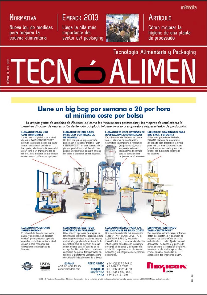 Tecnoalimen Octubre 2013