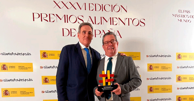 Agrosevilla recibe el premio Alimentos de España en la categoría de Industria Alimentaria